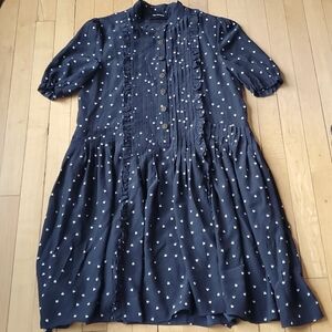 The Kooples Silk Shirt Dress Sz M